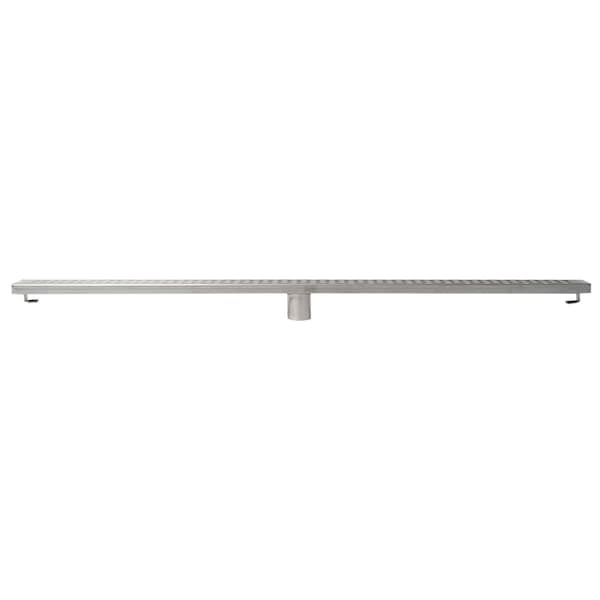 47 Stainless Steel Linear Shower Drain With Groove Holes